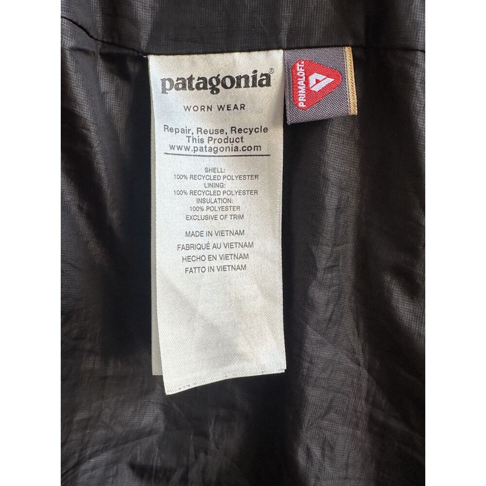 Patagonia Women’s Nano Puff Jacket Medium Black PrimaLoft Lightweight Puffer - Picture 12 of 13